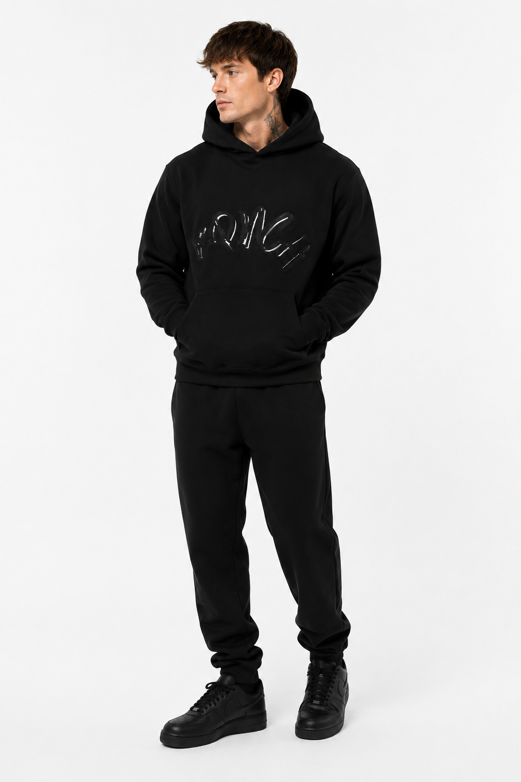 TRNCH Brand Black Luxe Hoodie