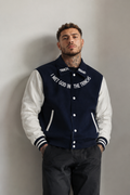 TRNCH Brand Navy Varsity Jacket