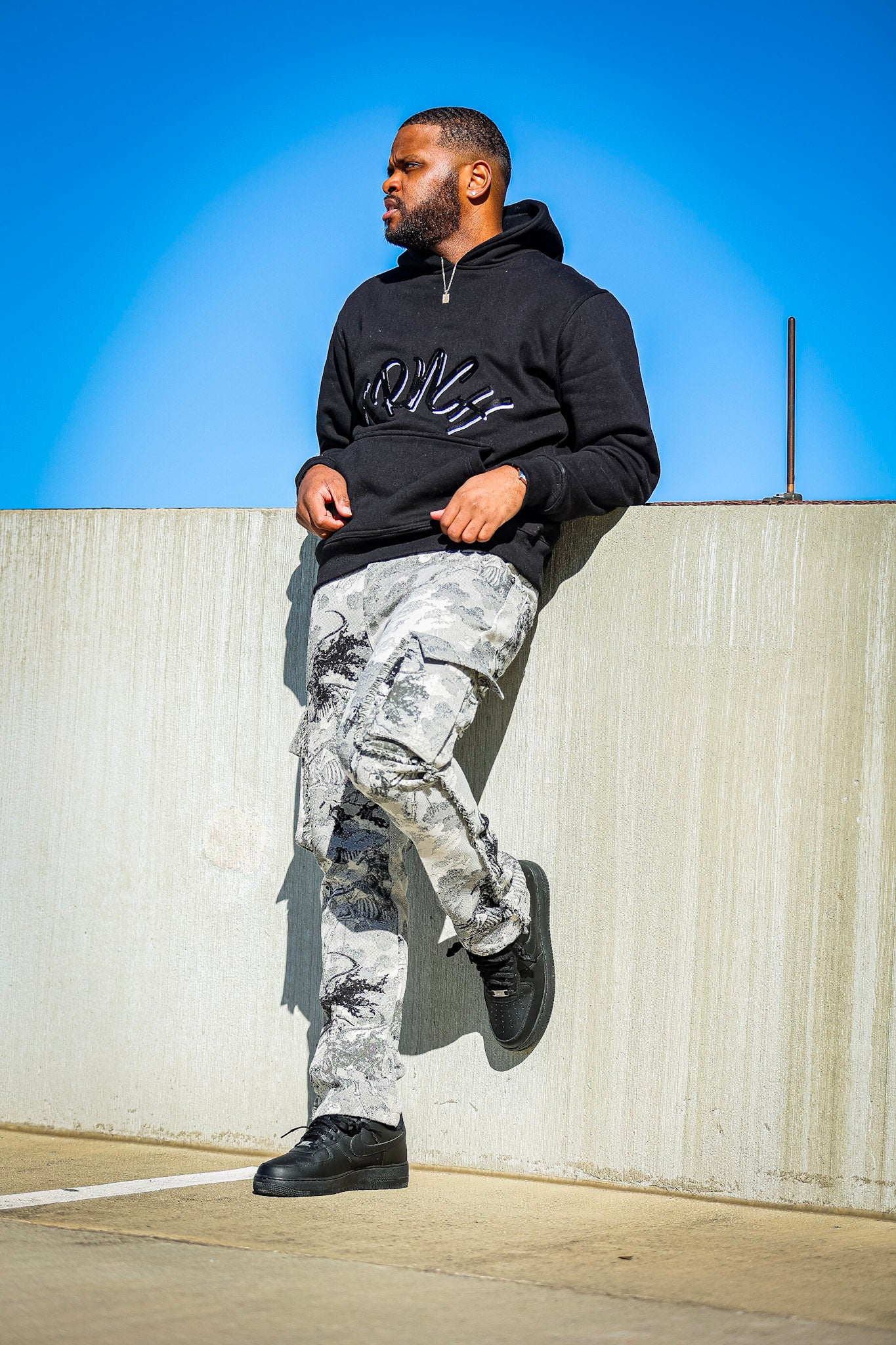 TRNCH Brand Black Luxe Hoodie